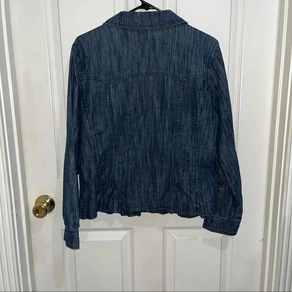 DRESSBARN JEAN JACKET - Picture 4 of 8